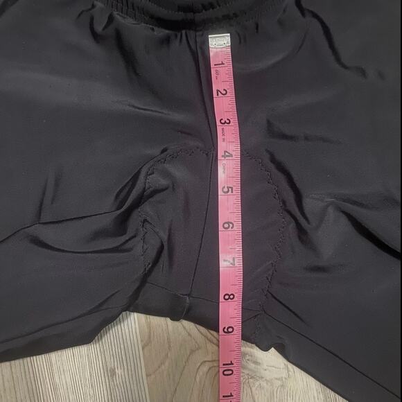 Performance Cycling Pants Women’s Size L Black Padded Leggings Stretch - Picture 5 of 7